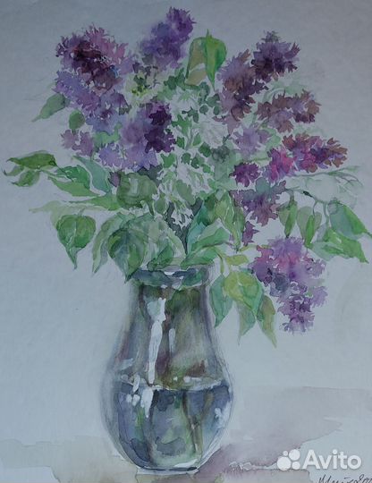 Картина сирень