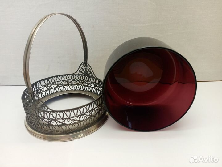 Сахарница мельхиор СССР