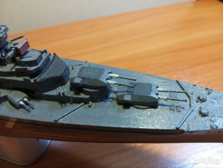 Модель знаменитого немецкого линкора Тирпиц