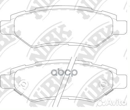 Колод. торм. диск. NiBK PN51007