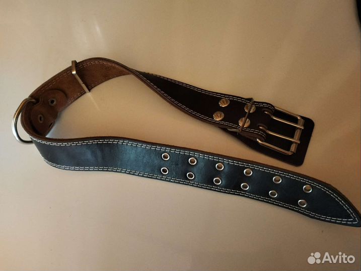 Кожаный ошейник для собак
