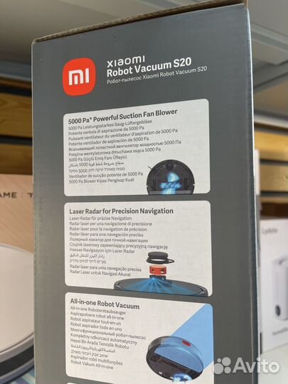 Робот-пылесос Xiaomi Robot Vacuum S20 Black