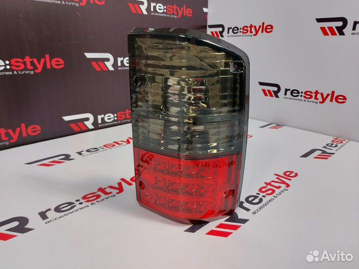 Фонари задние Nissan Patrol 60 Красно-Черные Диод