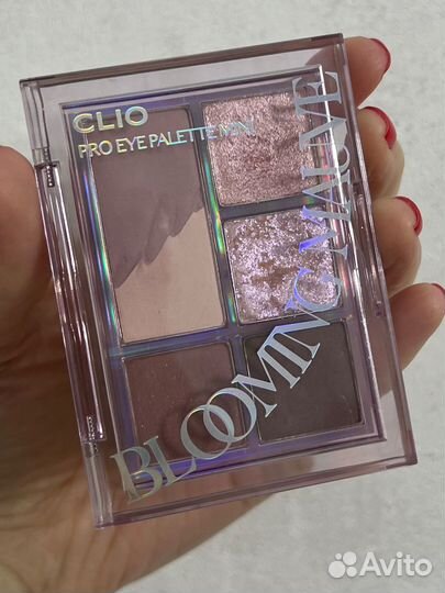 Clio палетка теней 03 blooming mauve