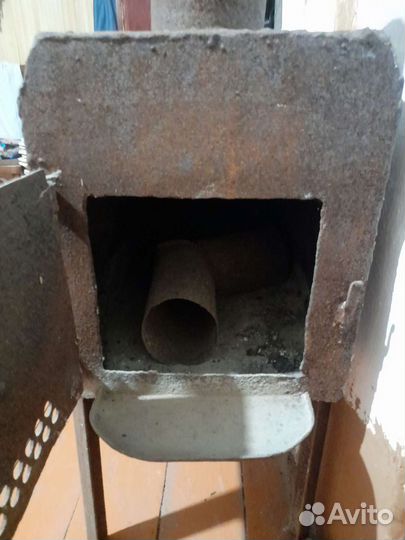 Печь буржуйка с трубой