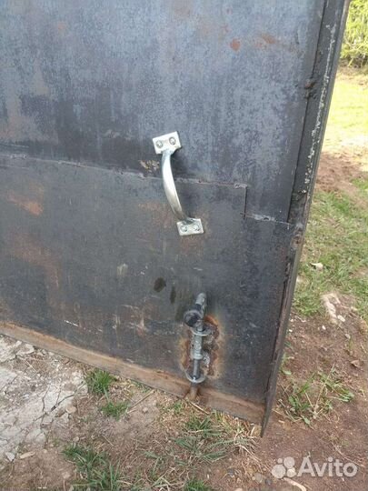 Ворота гаражные металлические бу