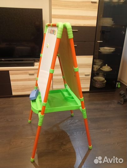 Мольберт детский с большим пеналом Nika