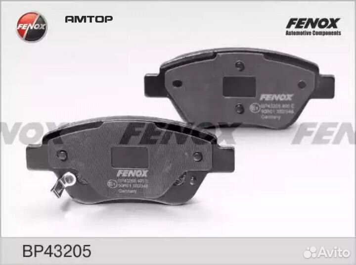 Fenox BP43205 Колодки тормозные дисковые Fenox BP4