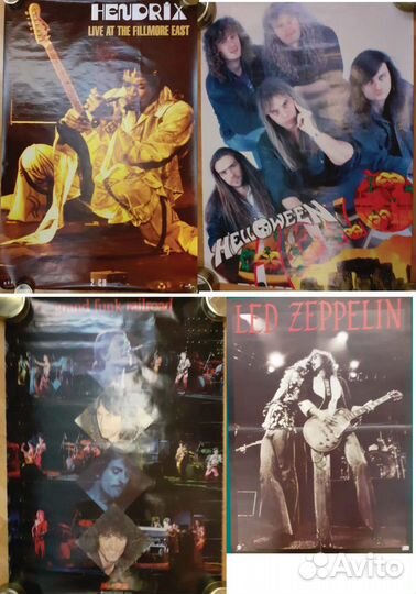 Постеры, туровые программы, винил из Японии