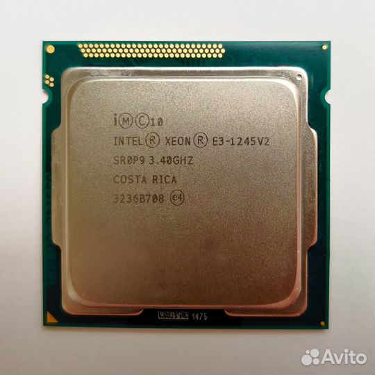 Процессор Intel Xeon E3-1245v2 (Core i7 3770)