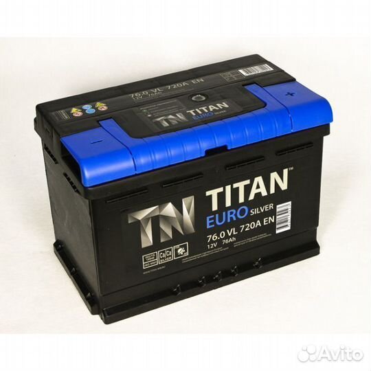Аккумулятор Titan Euro Silver 74 Ач низкий