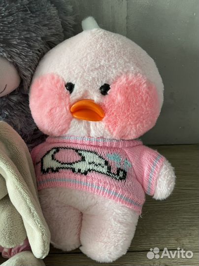 Детские игрушки мишка зайка уточка