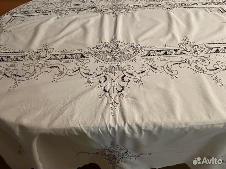 Скатерть вышивка Мадейра хлопок Испания