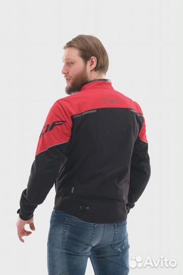 Мотокуртка City, Red - Black