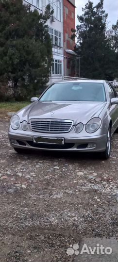 Бампер передний w211