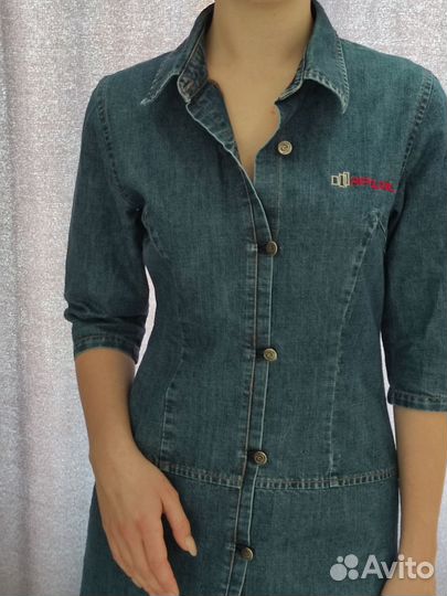 Джинсовое платье