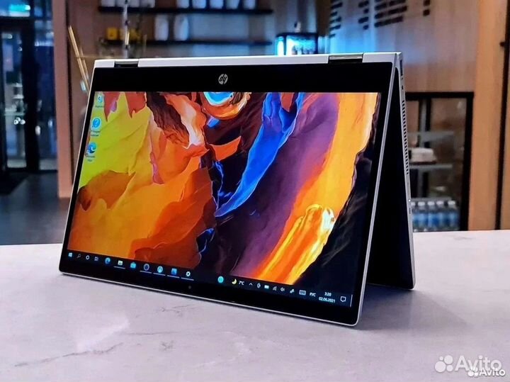 Мощный HP X360 IPS Core i3-1005G1 8Gb DDR4 SSD