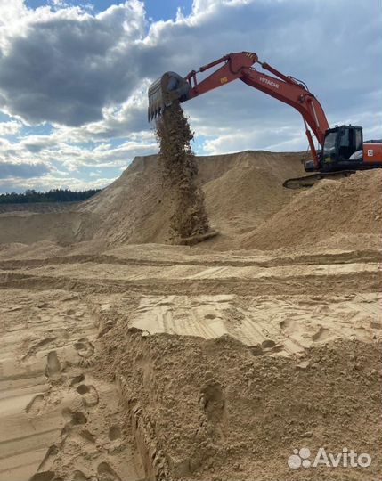 Песок карьерный