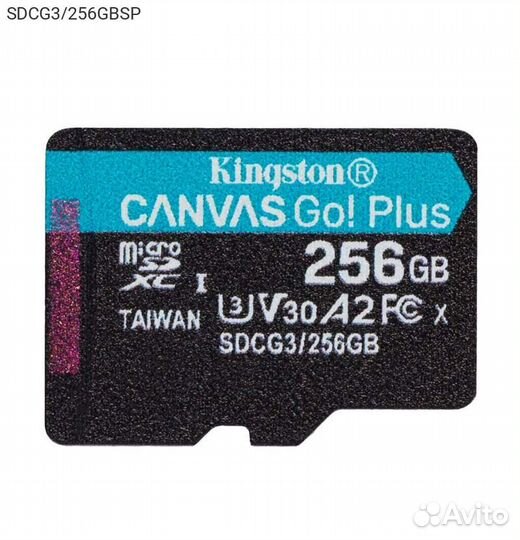 Карта памяти Kingston Canvas Go Plus microsdxc UH