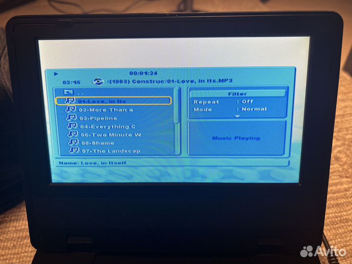Портативный проигрыватель CD и DVD дисков Toshiba