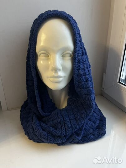 Шарф хомут вязанный