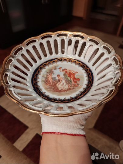 Фруктовница фарфор, ГДР, Martinroda, 1970-е