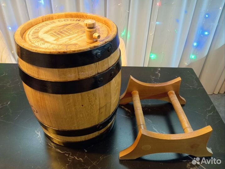 Дубовая бочка 12 литров б/у