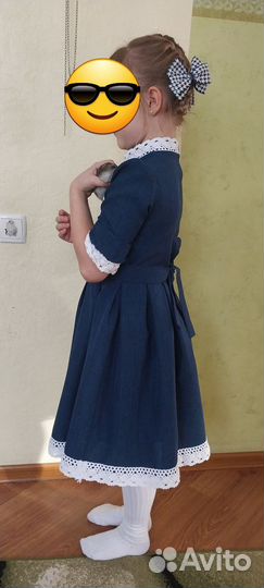 Школьная форма для девочки 122 128 синяя