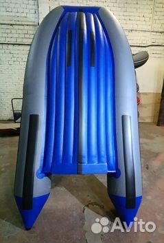 Лодка orca 380F нд синяя