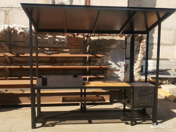 Мангальная зона лофт