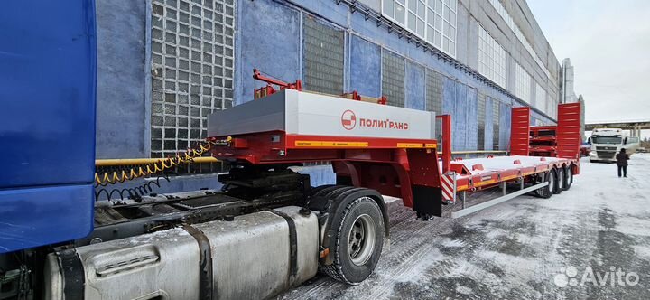 Полуприцеп трал (тяжеловоз) Политранс ТСП 94163, 2024