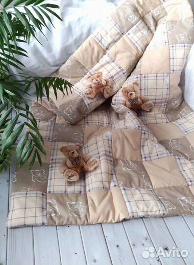 Детское новое лоскутное одеяло