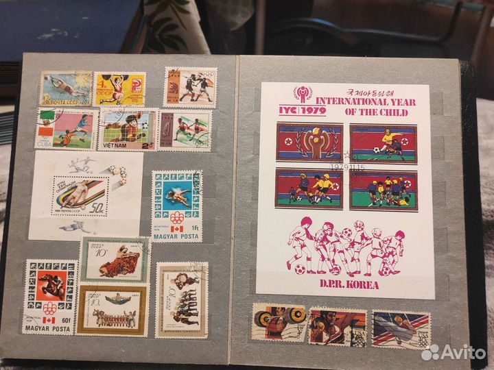 Альбом с почтовыми марками