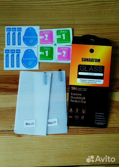 Защитное стекло на телефон Meizu U10