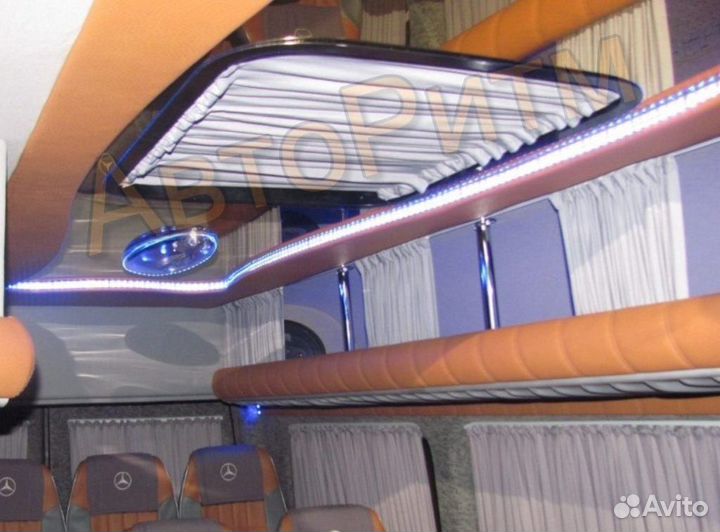 Шторки на стеклянный люк в микроавтобус фургон