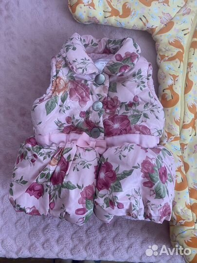 Комбинезон на девочку 68 74
