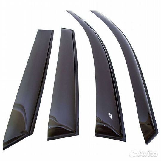 Дефлекторы окон для Mercedes Benz GLK X204 с 2008+