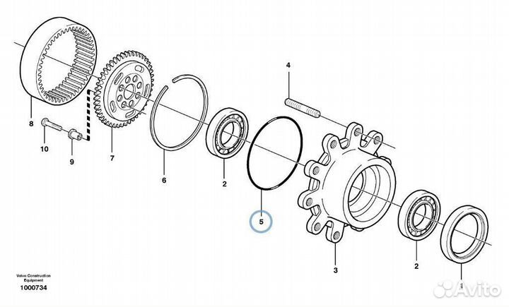 S06/40213 Уплотнение кольцо в ступицу