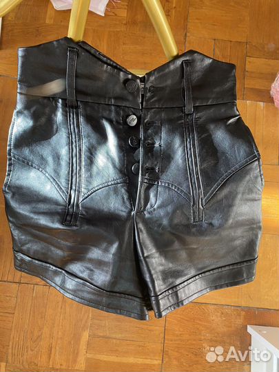 Шорты эко кожа, XS