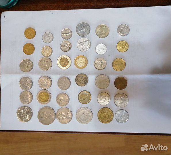 Набор иностранных монет