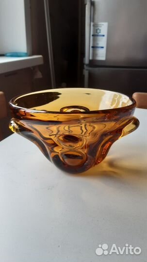 Блюдо для сервировки стола ретро стекло