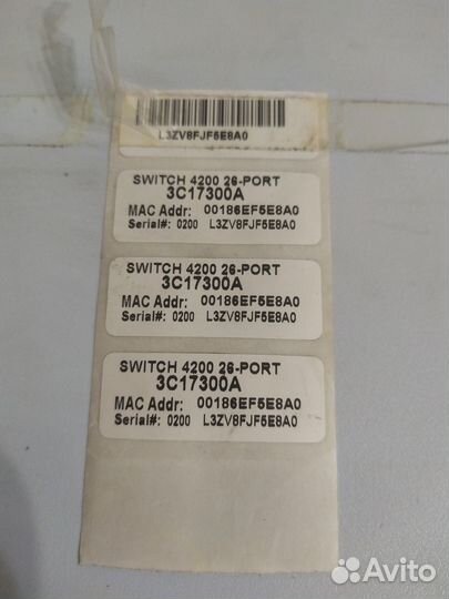 Коммутатор 26 портов 3COM 4200 3C17300A