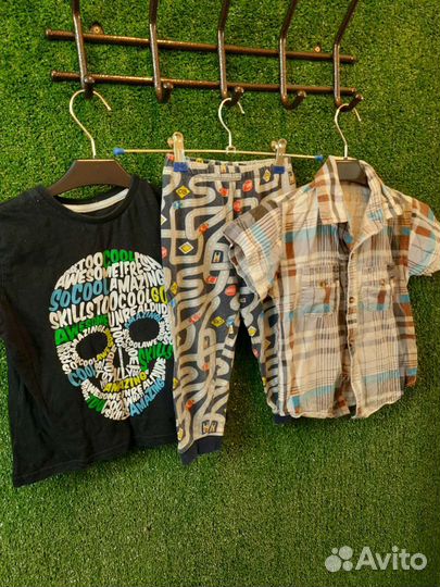 Пакет вещей на мальчика 110-116 см