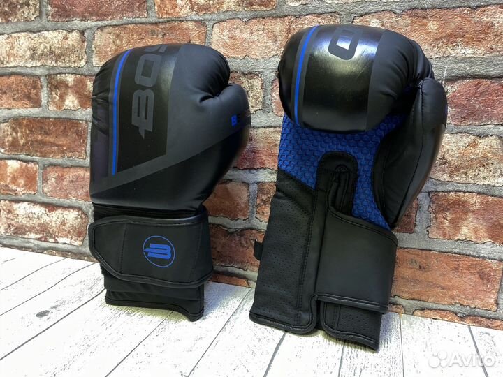 Перчатки боксерские BoyBo B-Series Black/Blue