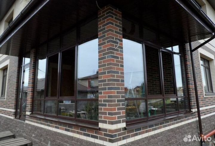 Алюминиевые балконные рамы-купе