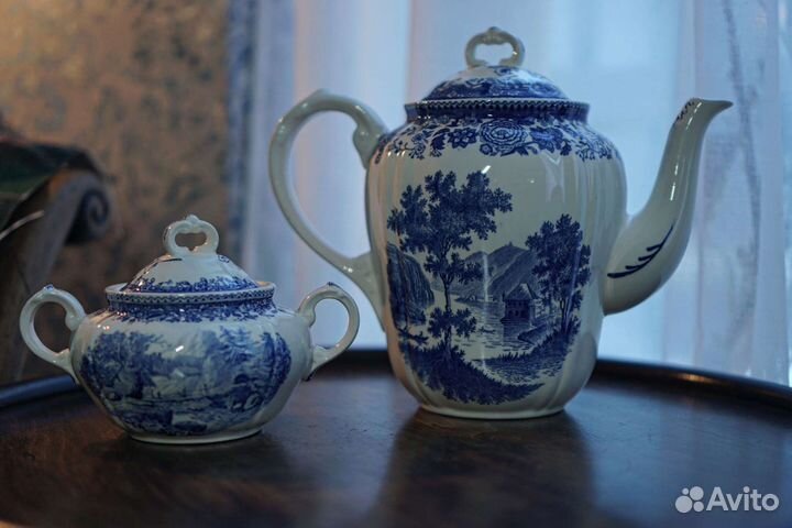 Набор чайник и сахарница. Villeroy &Boch