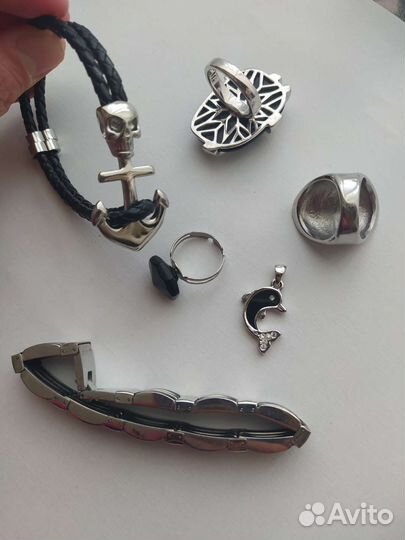 Кольцо браслет подвеска