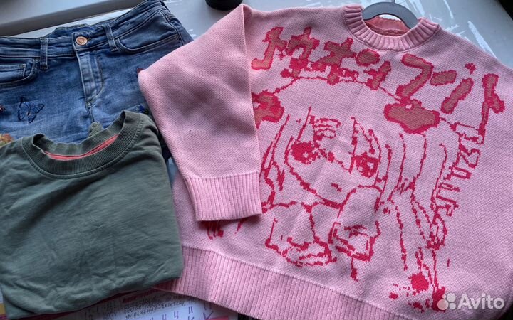 Вещи пакетом на девочку 140-152