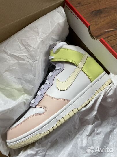 Оригинальные Кроссовки женские nike dunk high