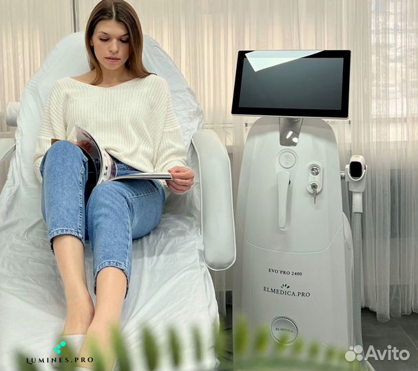 Диодный лазер для эпиляции Лю'Минес эвопро 2400в
